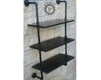 pipe Shelf, Industrial shelves, Wall Shelves, industrial shelf, pipe shelf, pipe shelving, rustic shelf, shelving, ,