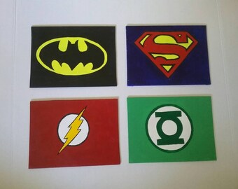 Superhero logos | Etsy