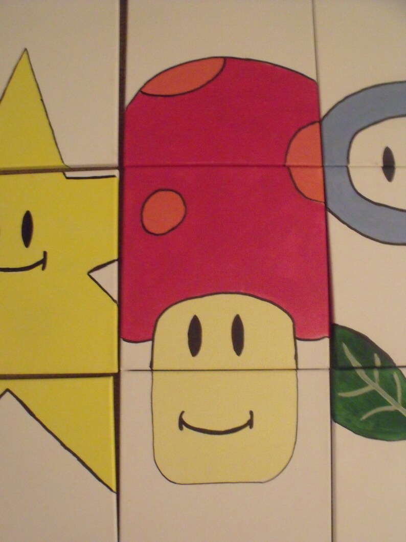 Super Mario Match Game | Etsy