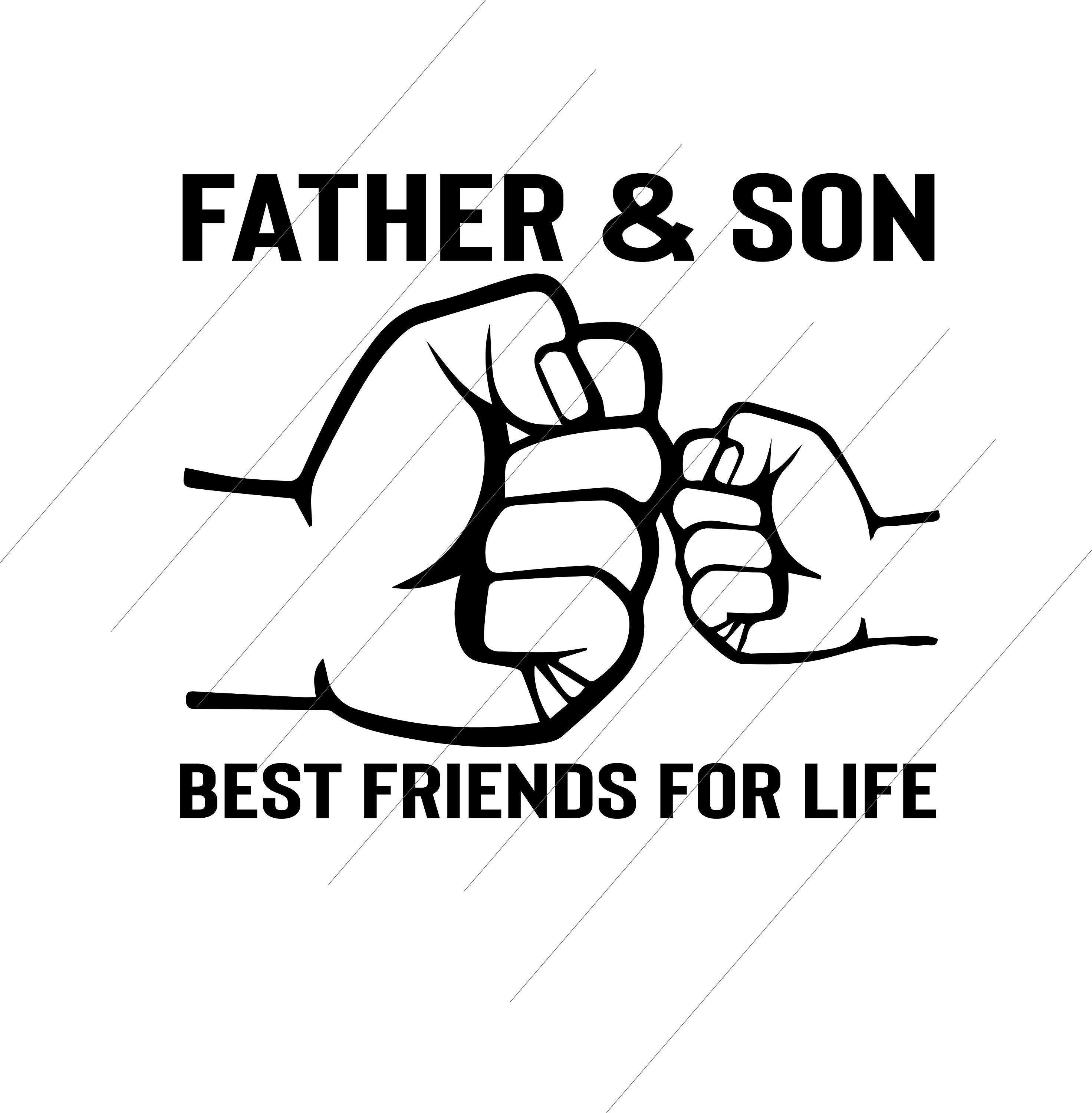 Download Father And Son Best Friends For Life Svg Cricut Explorer Etsy