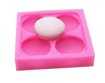 Free shipping 3D Macaroon for Window Decoration Craft Art Silicone Soap mold Craft Molds DIY Handmade Candle mold Chocolate Mold moulds
