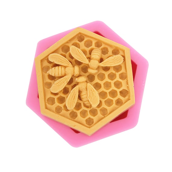 3D Bee Happy Craft Art Silicone Soap mold Craft Molds DIY Handmade Candle mold Chocolate Mold moulds