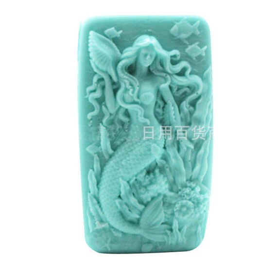 Mermaid Silicone Molds Soap Mould Craft Art Mold Cake 3d Diy Craft Handmade Resi