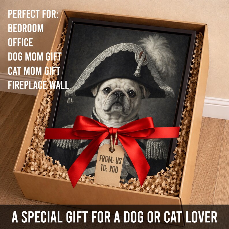 Pet Portrait Custom | Aristocrats Renaissance Dog Art, Custom Royal Pet Portrait, Personalized Cat Wall Art, Pet Memorial Canvas bild 2