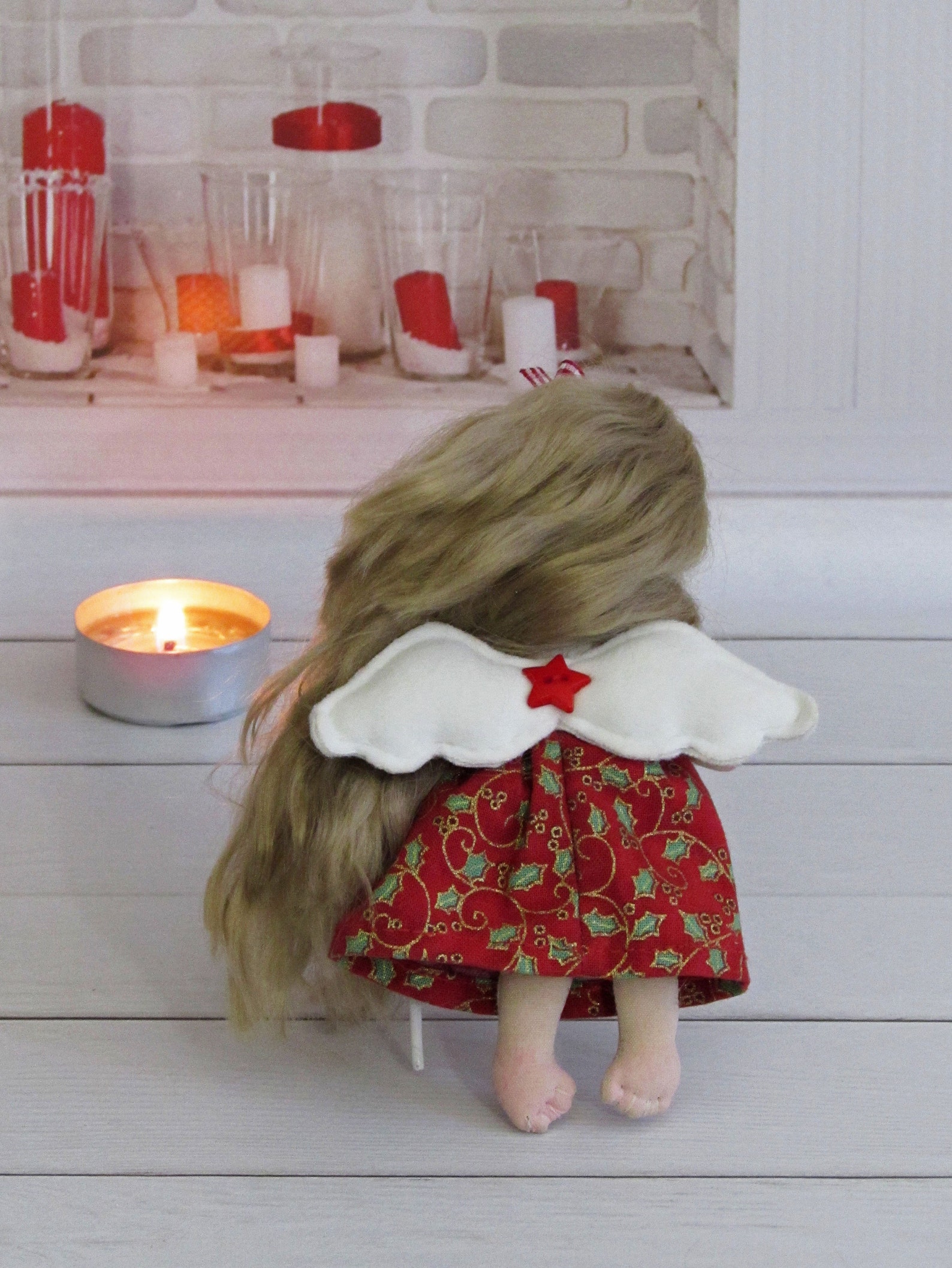 Angel christmas gift textile angel doll Christmas angel  Etsy