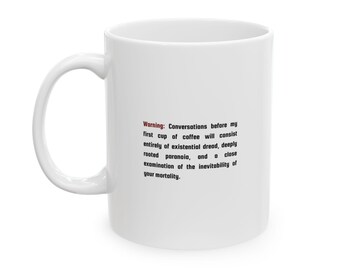Existential Dread Coffee Mug: Funny Gift for Coffee Lovers