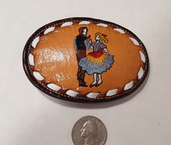 tony lama leather belt buckle