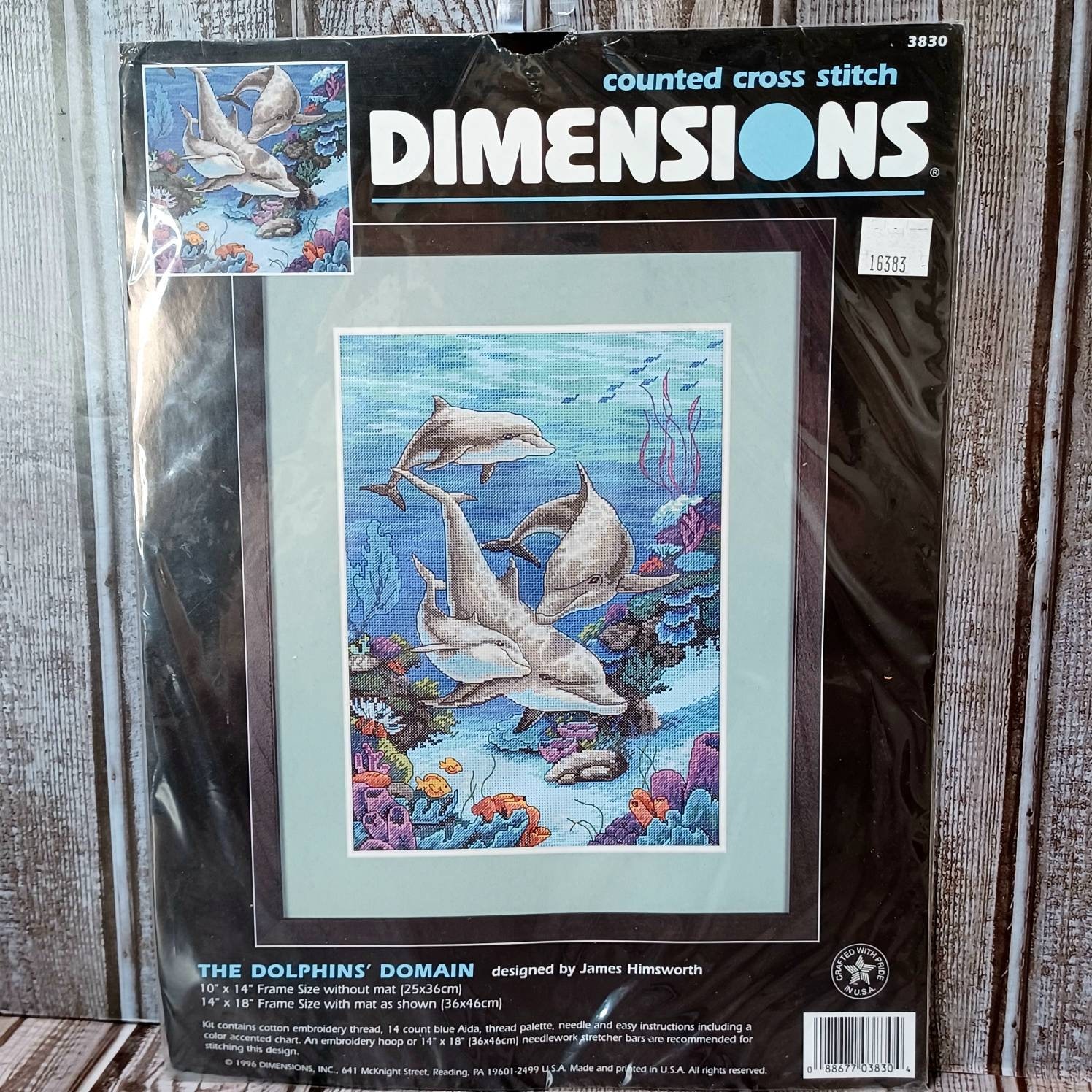 Vintage Dimensions the Dolphins Domain Counted Cross Stitch Sealed 1996. - Etsy