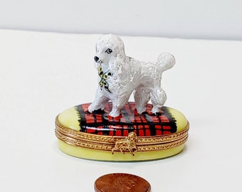 poodle trinket box