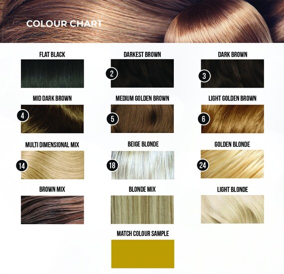 Base Hair Colour Chart