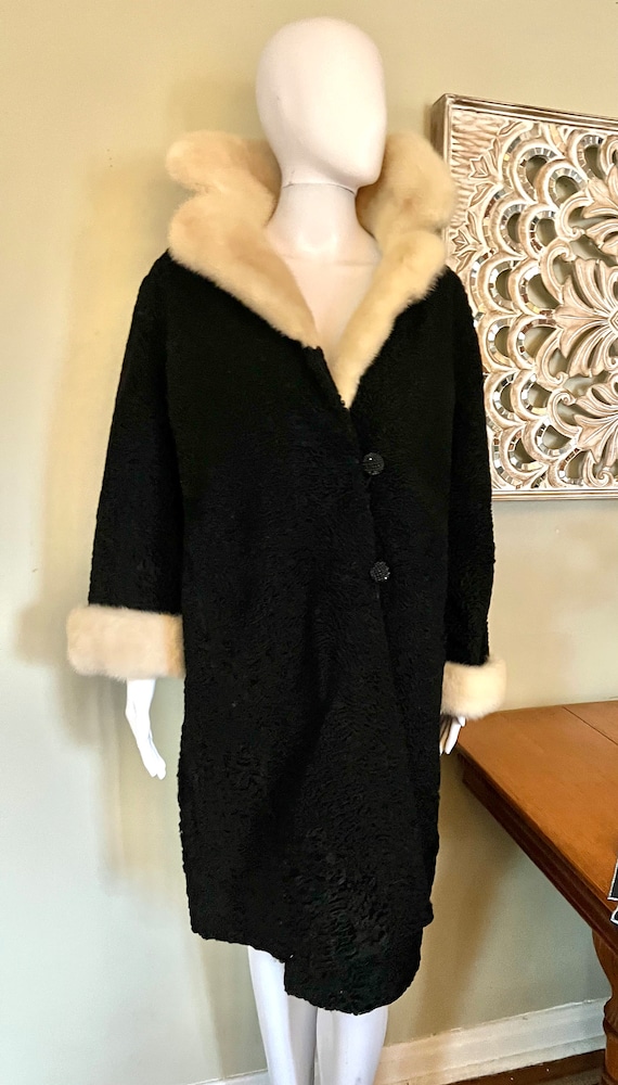 Vintage white mink Gem