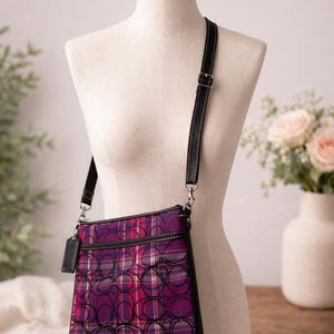 Plaid Coach Handbag - Etsy