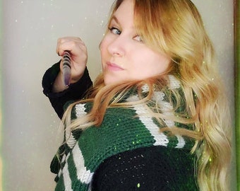 PATTERN ONLY Wizarding House Scarf Knit Pattern