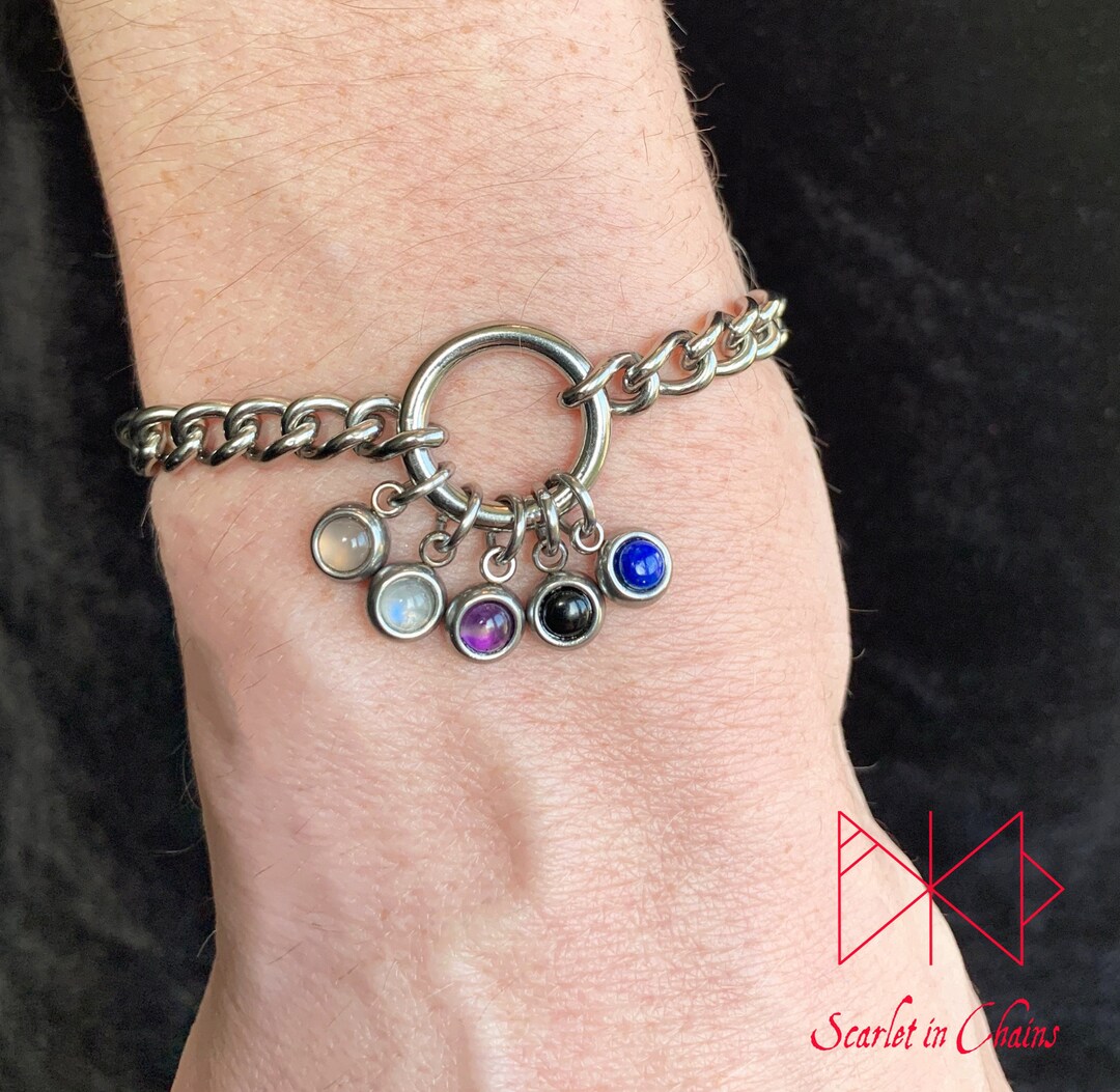 Stainless Steel Gender Fluid Cuff Gender Fluid Bracelet Etsy