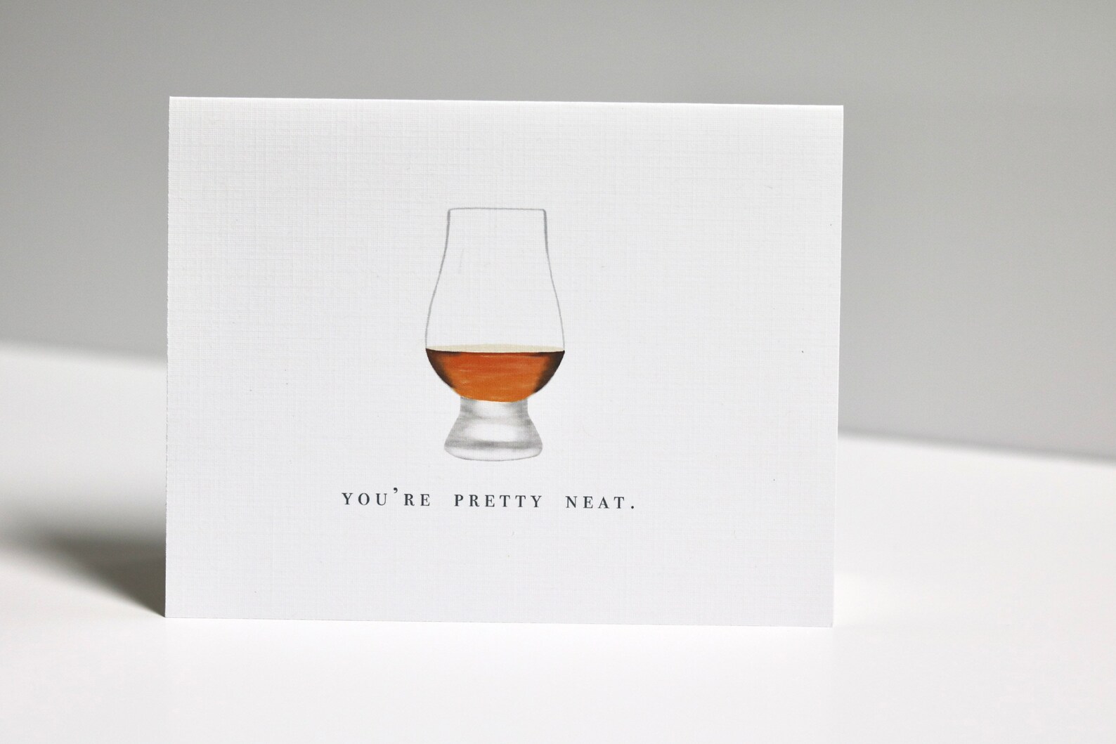 Youre Pretty Neat Card Whiskey Birthday Card // Funny Card | Etsy
