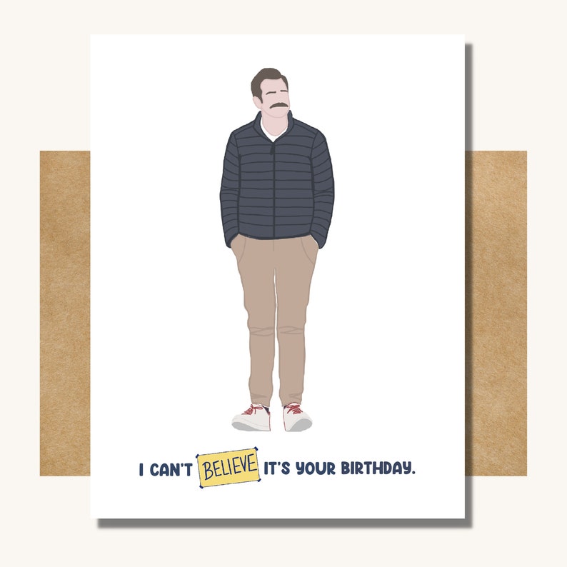 Ted Lasso Birthday Card Ted Lasso Card // Birthday Gift for Etsy Canada