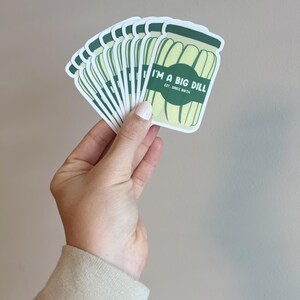 Funny Pickle Birthday Card – "Big Dill" Pun Card image 4