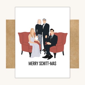 Merry Schitt-mas — Schitts Creek Christmas Card // Funny Schitts Creek Card // Schitts Creek Christmas Gift // Schitts Creek Fan //