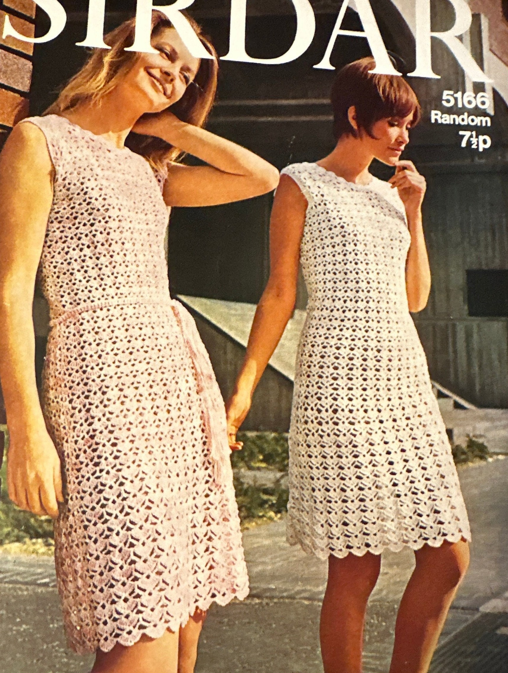 Crochet Pattern Crochet Dress Pattern Sirdar Vintage Crochet