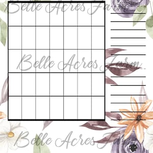 Rabbitry Planner; Printable Calender; Rabbit Binder Insert; Monthly Planner; Breeding Tracker; Breeding Calender; Rabbits Bunnies Bunny