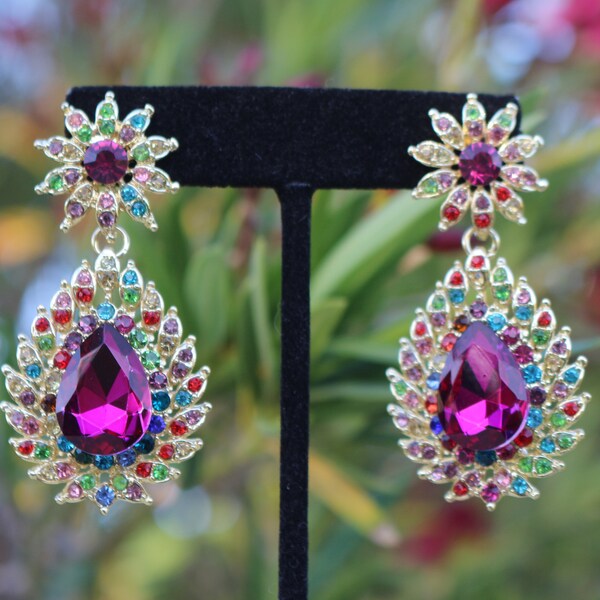 Multi Color Earrings - Etsy