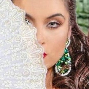 Emerald green rhinestone earrings