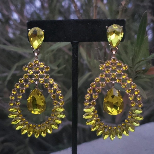 Yellow Chandelier Etsy