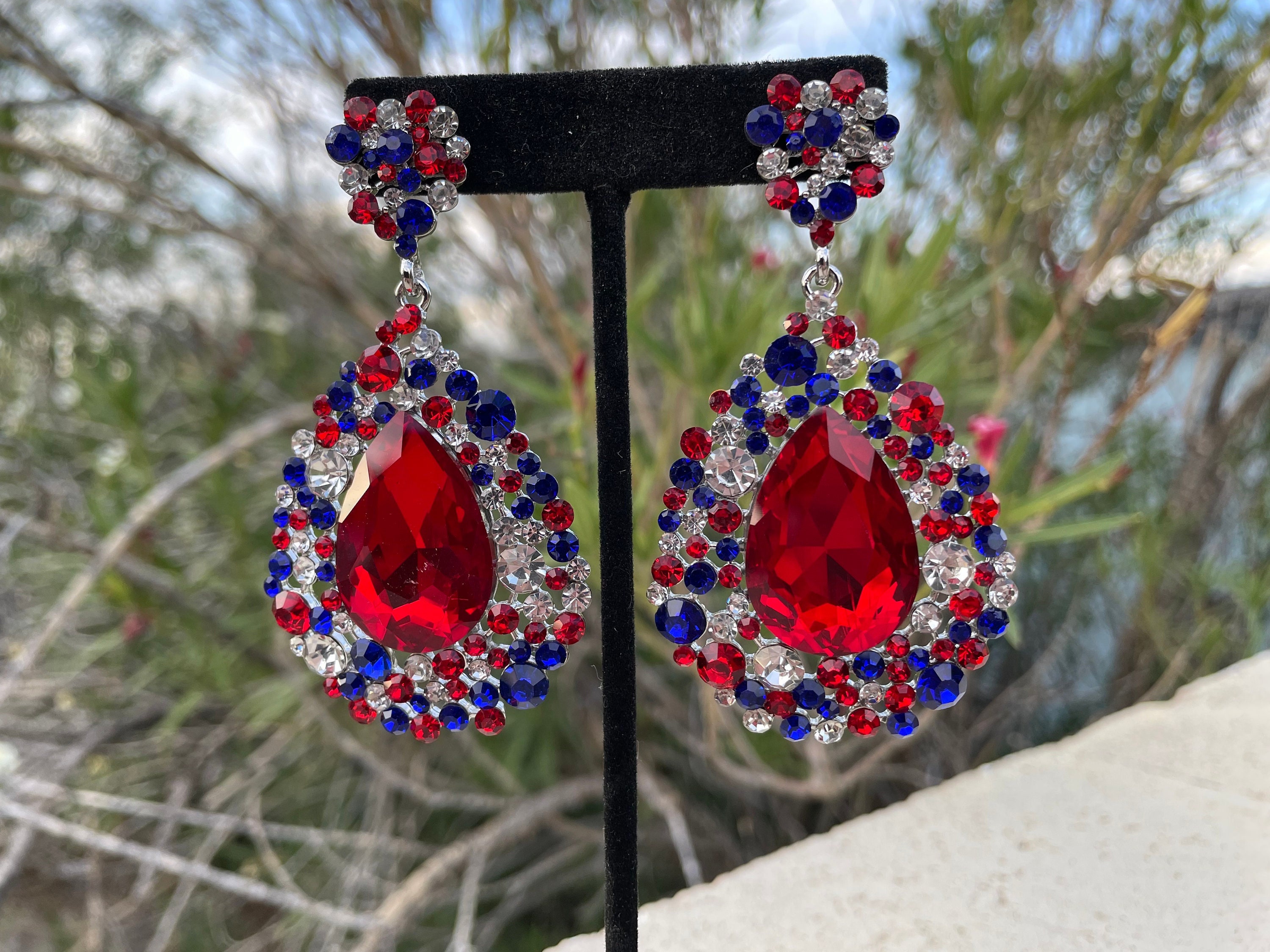 Red white and blue jewelry sale