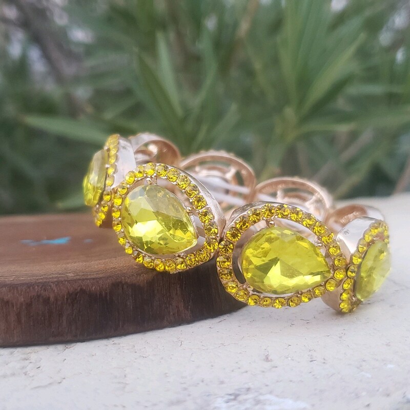 Yellow Bracelet - Etsy