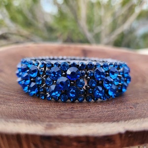 Blaues Strassarmband, Kobaltarmband