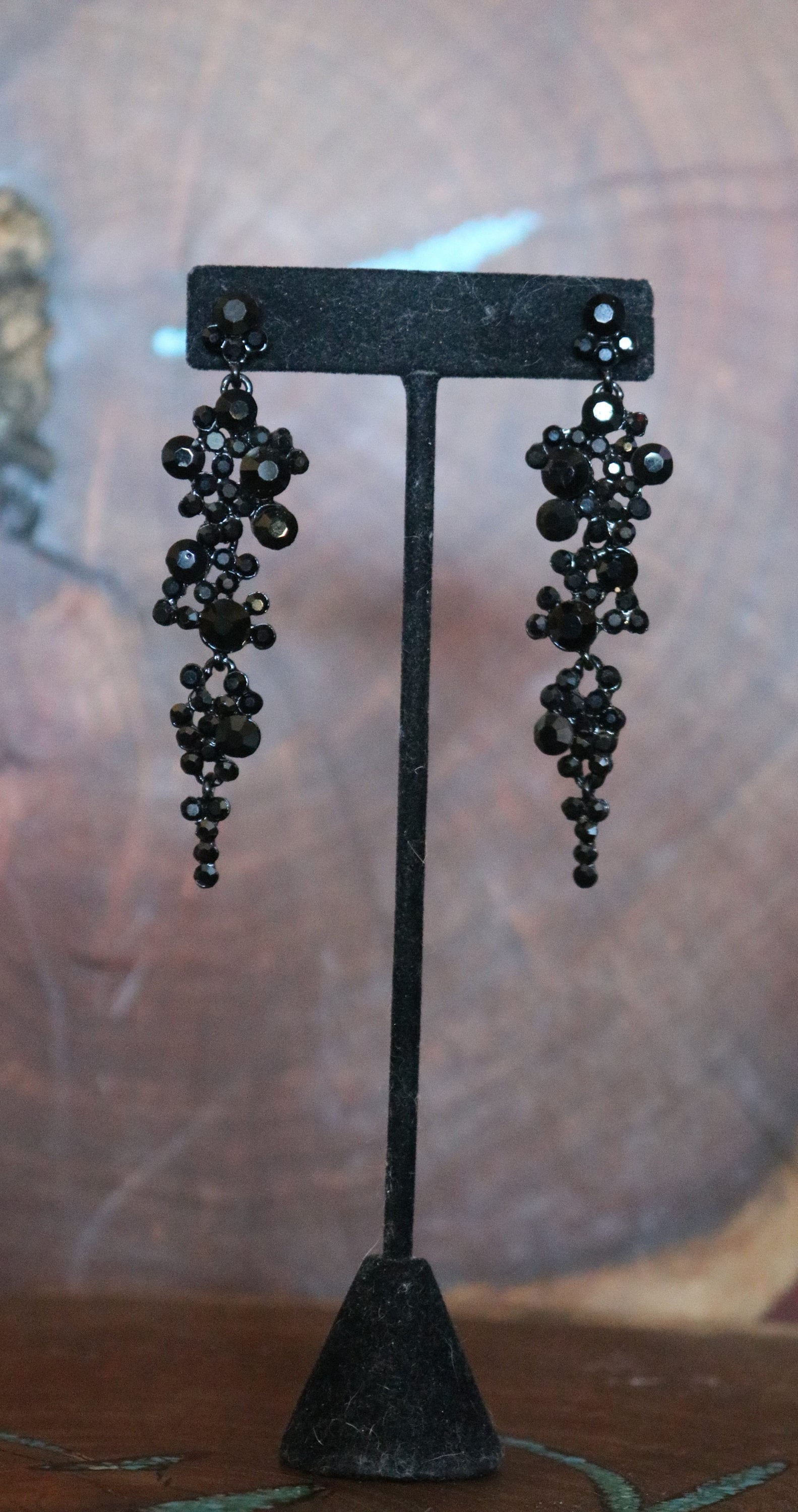 Black prom earrings Clearance