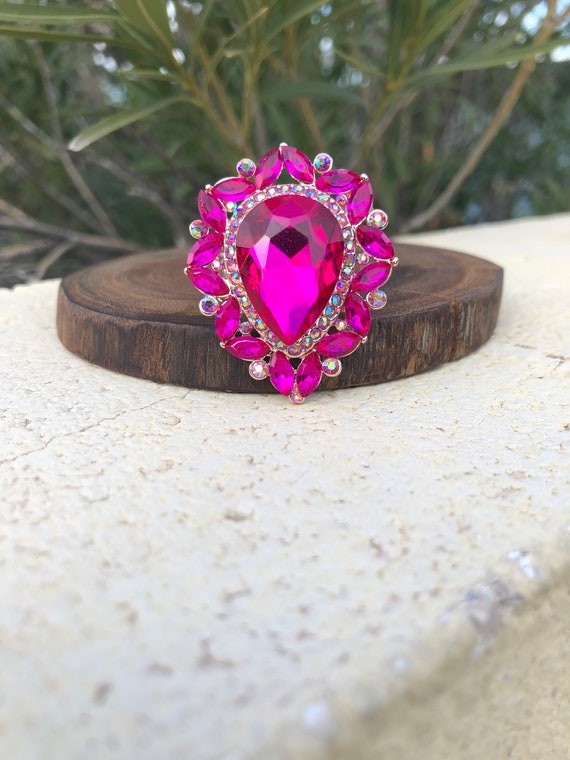 Pink Druzy Antique Ring | Shubhanjali | Care for Your Mind, Body & Soul!