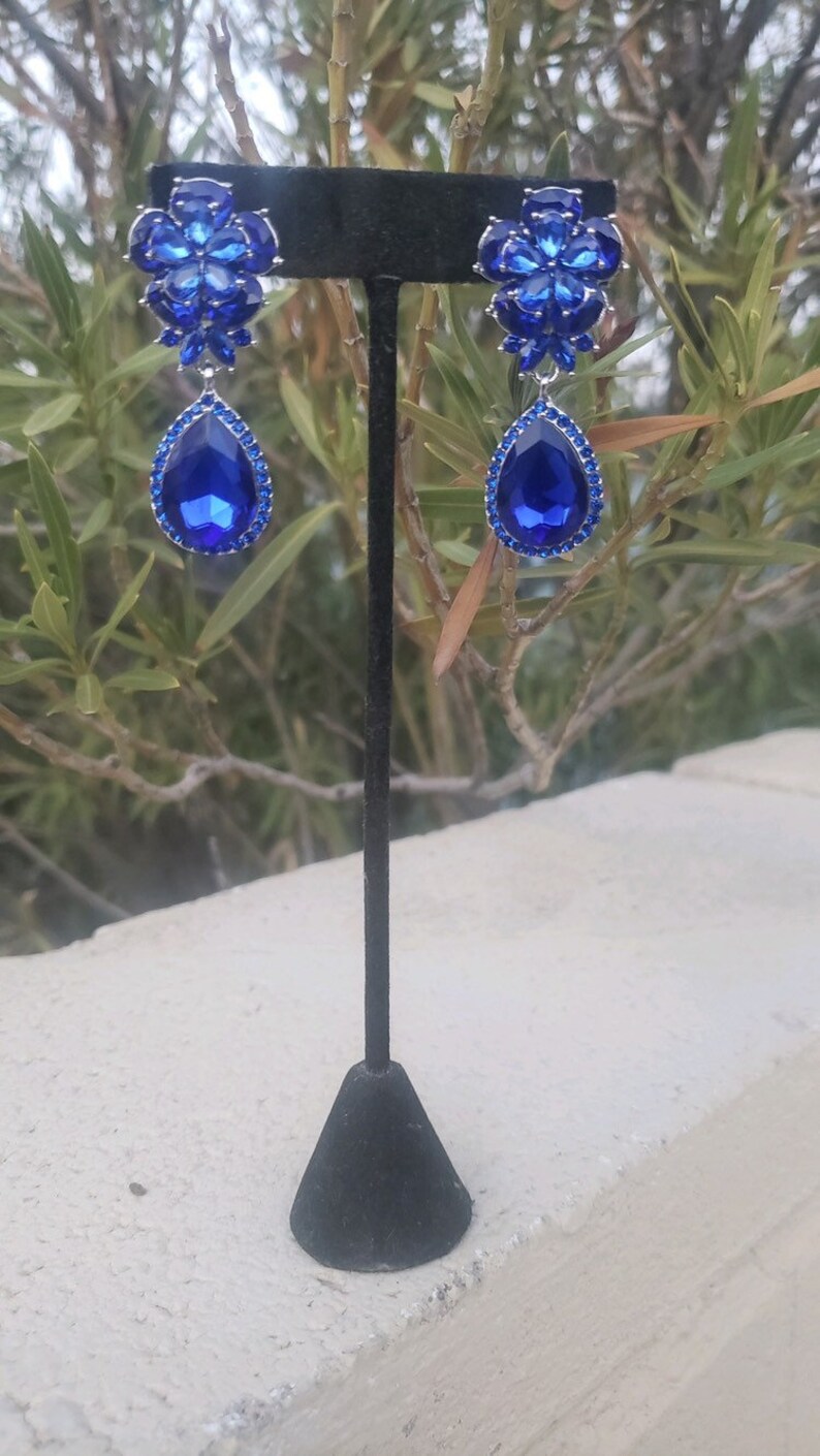 Royal Blue Clip on Earrings Blue Little Girl Clip on Etsy