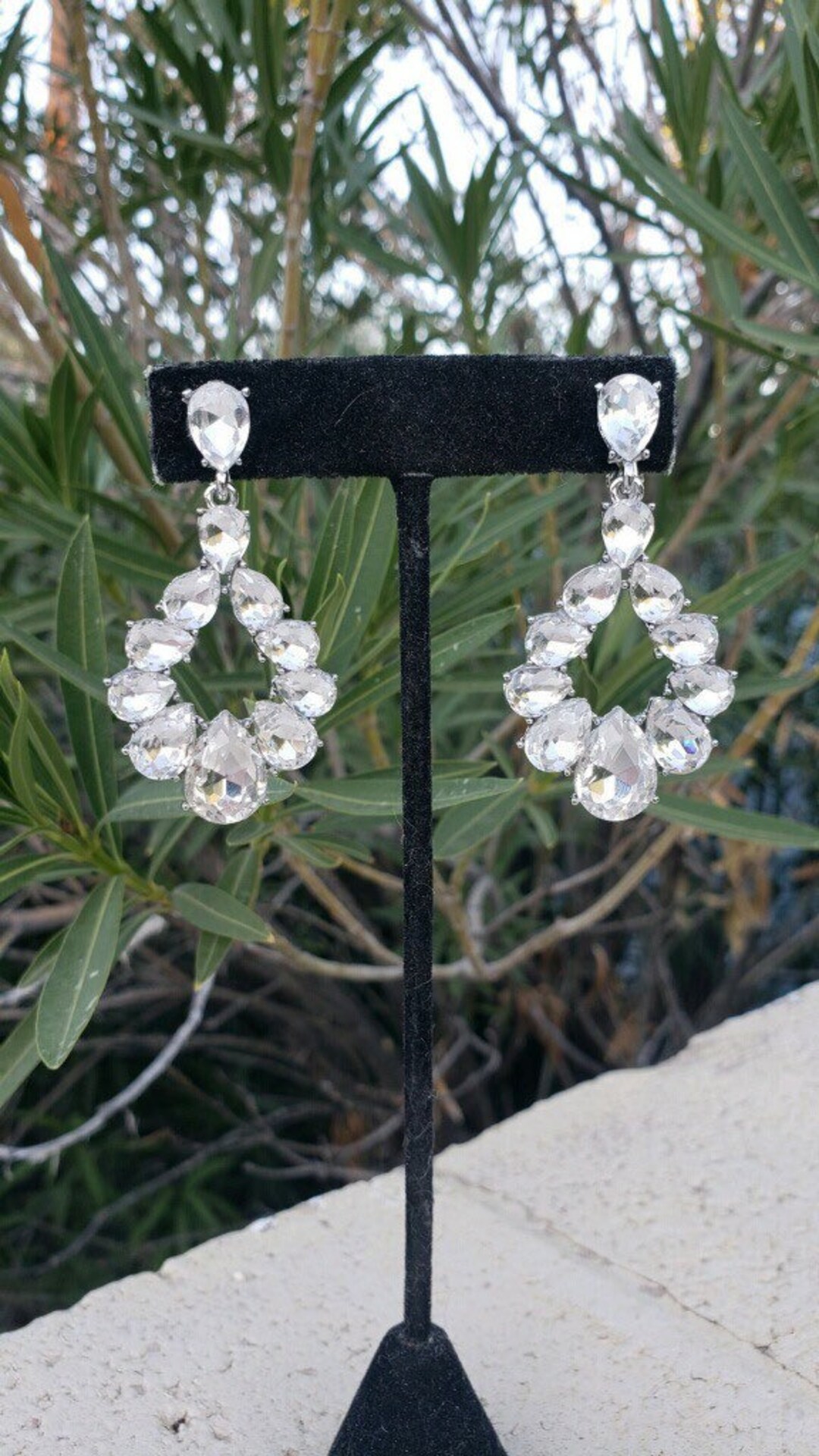 Wedding Clip on Earrings, Crystal Bridal Earrings, Rhinestone Clip on