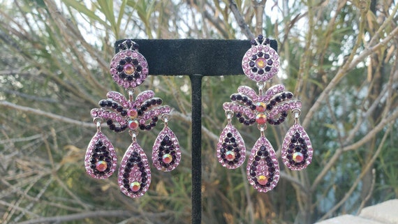 Purple Color Oxidised Earrings (GSE2777PRP) at Rs 148/pair in Jaipur | ID:  2853195967162