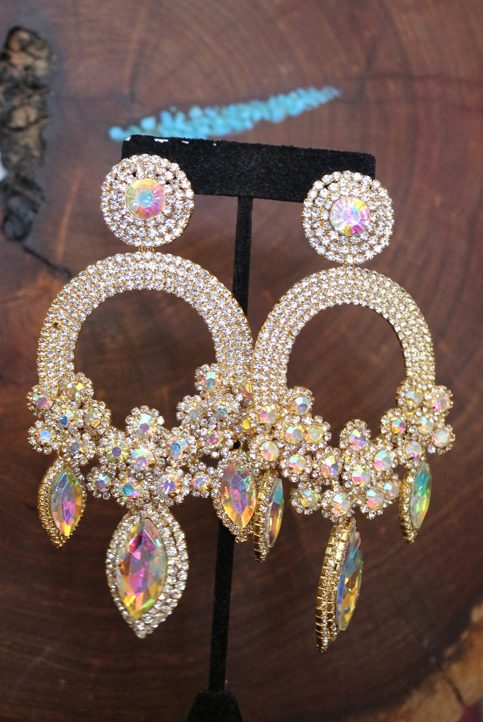 Long Colorful Beaded Chandelier Earrings Large Exotic | Etsy Canada |  Beaded chandelier earrings, Jewelry crafts, Silver chandelier earrings
