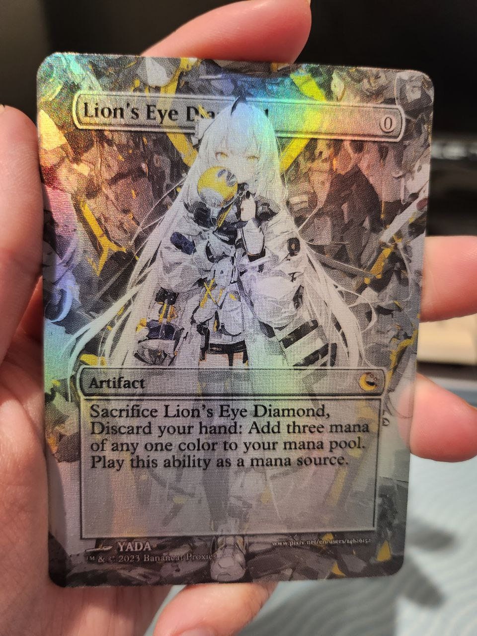 Lion's Eye Diamond MTG Proxy V2 - Etsy