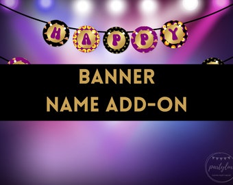 Soul Train Banner Name Add-On