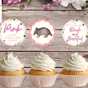 Steel Magnolias Party, Steel Magnolias Party Decorations, Steel Magnolias Bridal Shower, Steel Magnolias Cupcake Toppers, Steel Magnolias