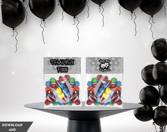 Cholo Party, Cholo Party Favors, Cholo Treat Bag Toppers, Chola Party, Cholo Theme Party, Chola Theme Party, Cholo Labels, Cholo Theme Party