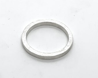 Handmade Fine Silver Ring by Constantinos Kyriacou – Minimalist 999 Silver Jewelry, 1.8-2mm Gauge, No Soldering | authenticity certificate