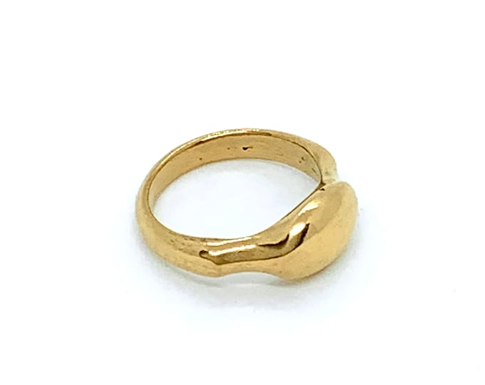 24ct PURE gold handmade ring, shiny. (approx. 9gr of pure 24ct gold).