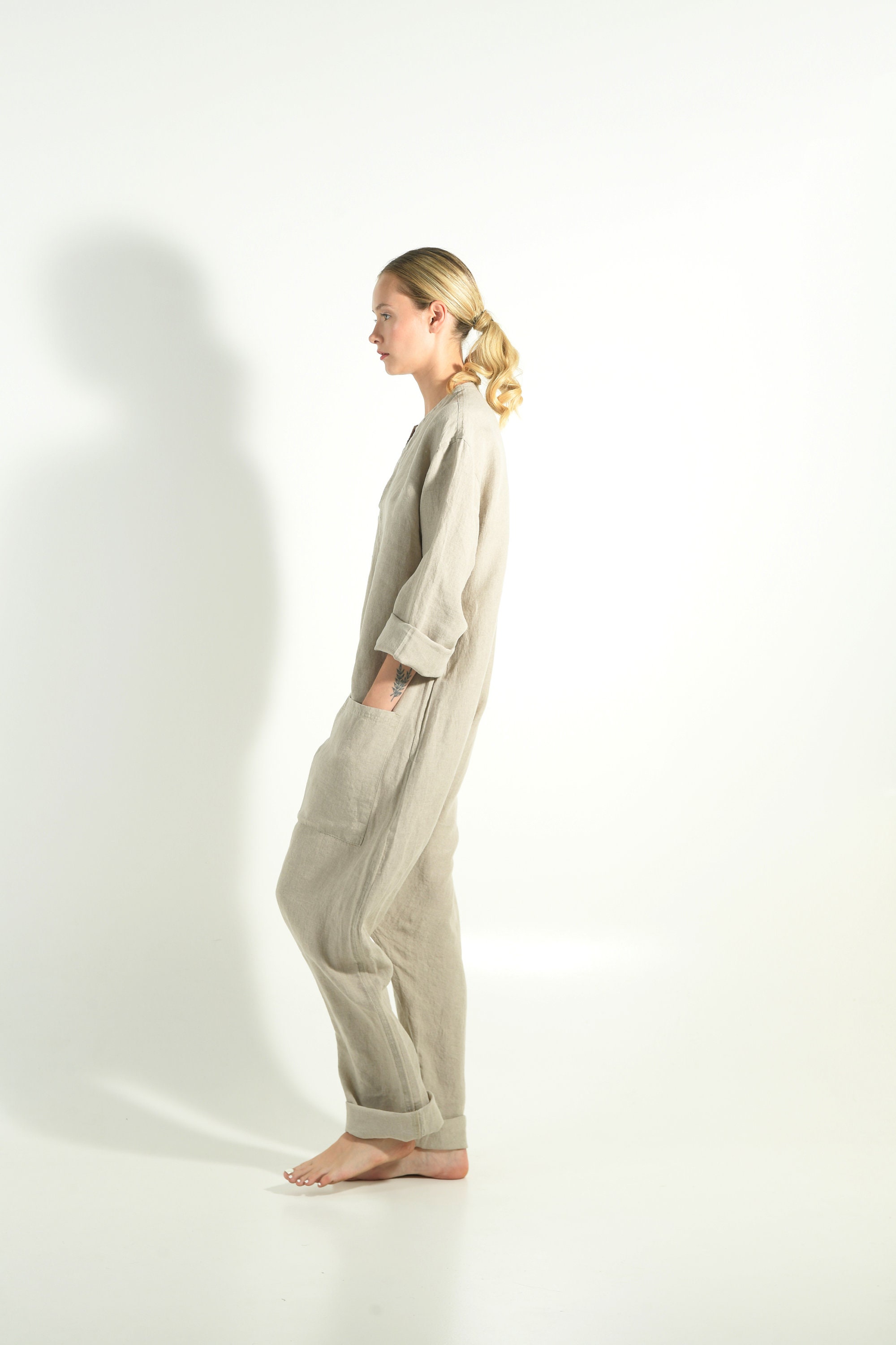 FRENCH CONNECTION】Linen Jumpsuit リネン ジャンプスーツ - istg.edu.ec