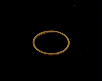 24ct Pure Gold Handmade Ring by Constantinos Kyriacou – Delicate 1.2mm Gauge, Wedding Band, Friendship Ring, Certificate of Authenticity