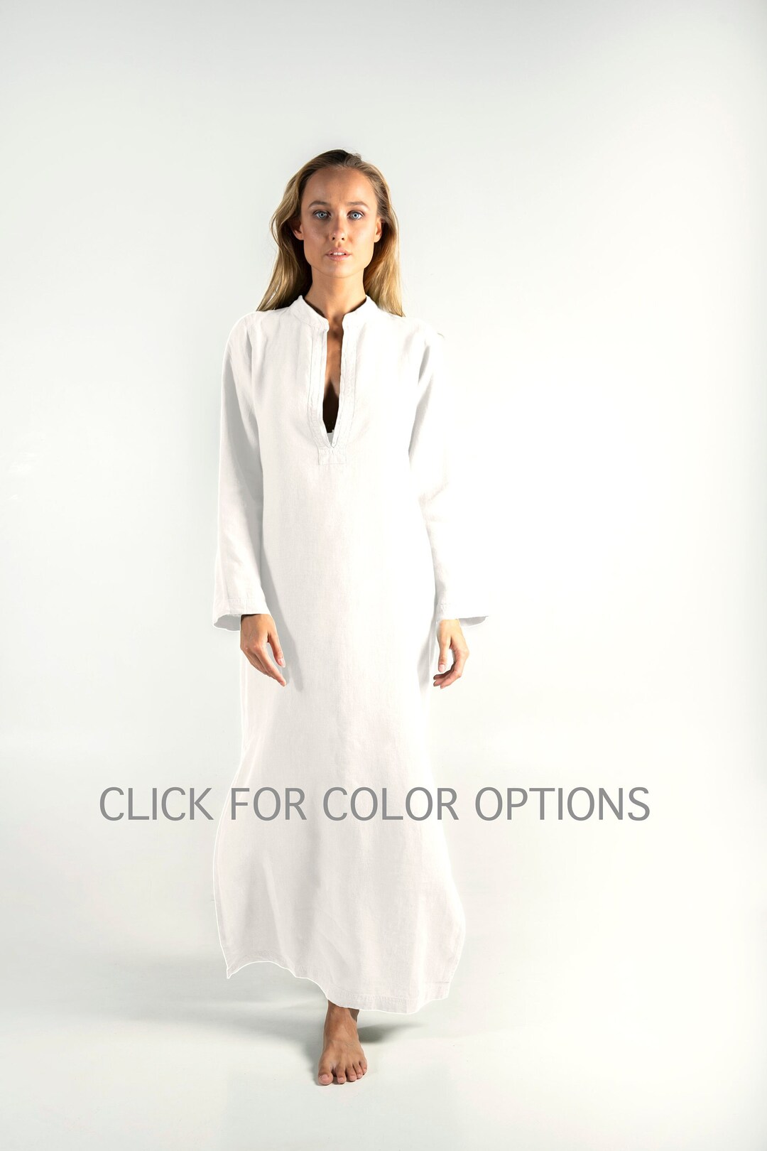 Linen shirt dress main image 0