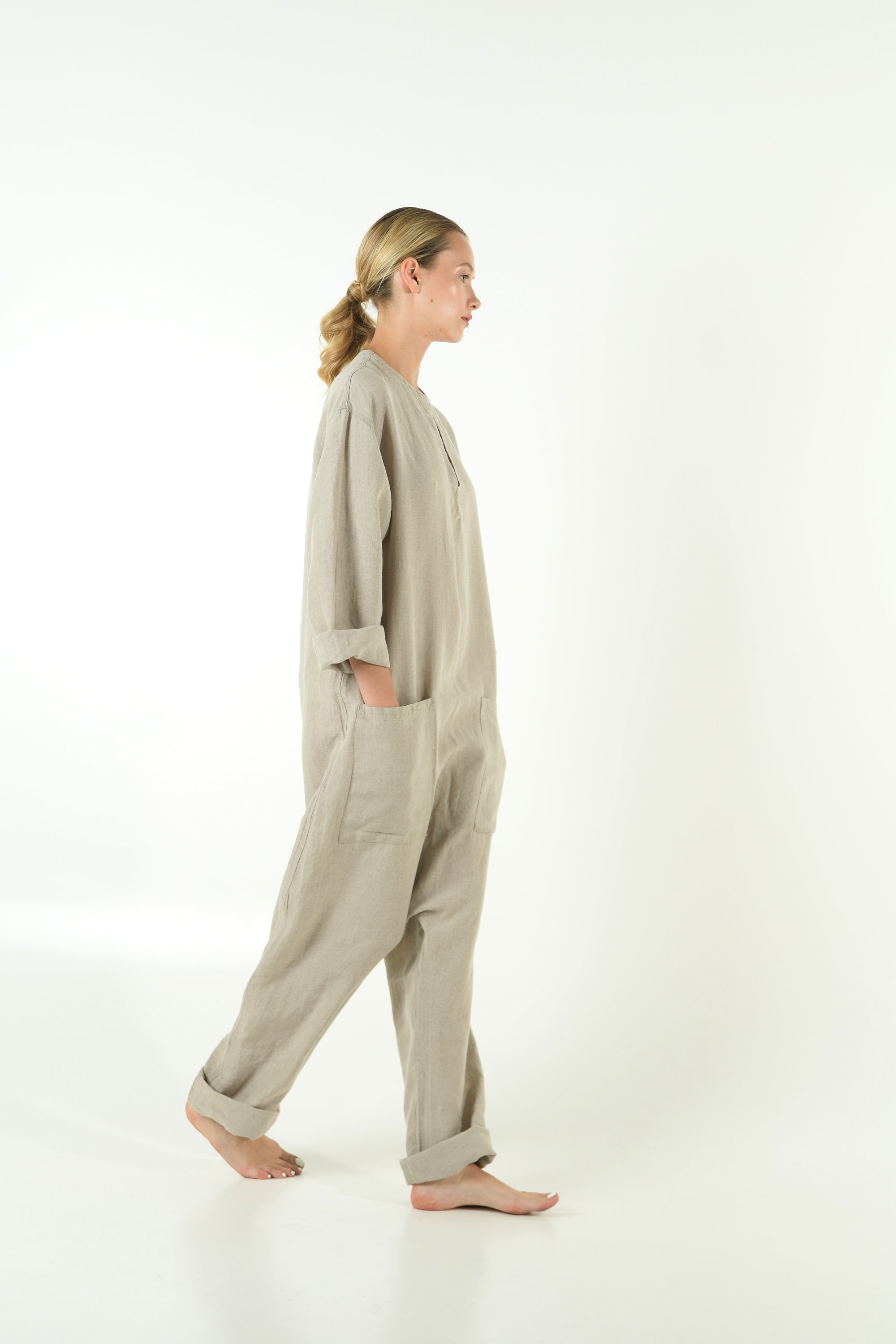 FRENCH CONNECTION】Linen Jumpsuit リネン ジャンプスーツ - istg.edu.ec