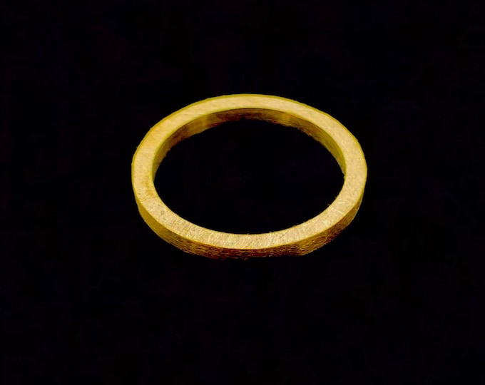 24ct PURE gold handmade ring. approx. 1,80mm-2mm gauge.