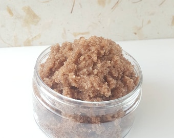 Chocolate Emulsified Sugar Scrub / sugar scrub / exfoliate soften /COCOA butter / shea butter / Cocoa Powder