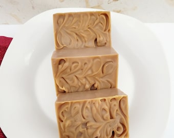 Sandalwood Vanilla Soap / for him / sandalwood soap / moisturizing soap / gift for him / vegan soap / handmade soap/ gift / handmade soap