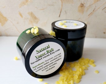 All Natural Chest Rub / menthol rub / eucalyptus / camphor /tea tree / lavender essential oils